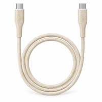Câble de charge rapide USB-C vers USB-C OEM 60W certifié GRS 100% recyclé PD Type-C pour téléphones, ordinateurs portables, tablettes, appareils photo