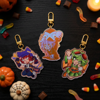 Llavero de Acrílico Translúcido con Diseño de Anime Personalizado de Alta Calidad, Impresión UV, Epoxy, Arcoíris