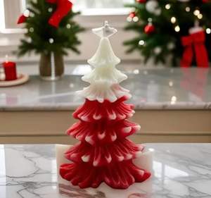 Décoration de Noël, cadeau de la veille de Noël, décoration de la Saint-Valentin, boîte-cadeau de bougies, bougie parfumée pour arbre de Noël - Product Image 4
