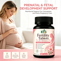 Myo-inositol CoQ10 Vitamine D Folate Bien-être ovarien Préconception Nutrition Comprimés pour la fertilité féminine