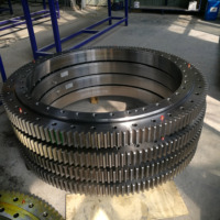 Roulement de rotation à dents externes robuste pour équipement de levage industriel