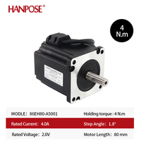 Hanpose 4.0N.M 4.0A 86 Moteur pas à pas hybride en boucle fermée 86EH80-A5001+CL86 avec driver, kit CNC, moteur pas à pas Nema34