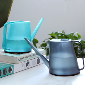 Watering Can 1.8L Matte Gray Adjustable Nozzle Plastic Durable Home Gardening - Product Image 1