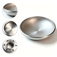 Capuchon en acier duplex à fond plat, fabriqué par spinning intégral, pour équipement de dessalement