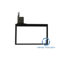 Écran tactile capacitif personnalisé de 4,3 pouces FT5306 G+G 6H pour IHM industrielle avec sérigraphie noire OEM