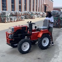 Tracteur à roues de haute qualité 18/22 CV, tracteur de jardin à quatre roues motrices, tracteur hydraulique de petite taille, tracteur de rizière, mini-tracteur pour la récolte