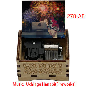 Boîte à musique vintage, chanson d'<span class=keywords><strong>anime</strong></span> Uchiage Hanabi, chanson sur le thème des feux d'artifice de l'<span class=keywords><strong>anime</strong></span> Your Name, cadeau de mariage, de Noël, d'anniversaire - Product Image 5