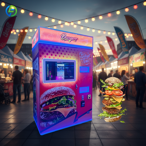 Machine distributrice de hamburgers intelligente en promotion – Distributeur automatique commercial de hamburgers - Product Image 1