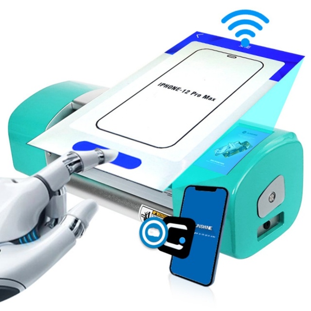 Multi-Voltage Hydraulic Film Screen Protector Cutting Machine with 15 kW Power