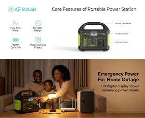 KF SOLAR 300W High-power Outdoor Portable Power Bank Emergency Station Energy Storage Battery for <b>Camping</b> Pure Sine Wave Inverte - Product Image 1