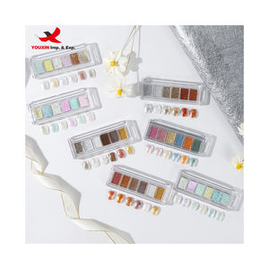 Poudre de paillettes pour ongles solide, effet opale brillant, 6 couleurs, irisée, réfléchissante, de haute qualité, décoration de paillettes - Product Image 2