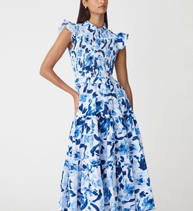 Robe longue 100 % coton avec dentelle, tissu respirant, motifs floraux ou unis pour les saisons printemps/été/automne - Service OEM disponible - Product Image 2