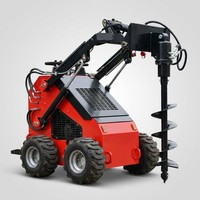 Foreuse hydraulique rotative BLVE pour mini-chargeuse, accessoire de forage de trous de poteaux, engrenage universel à pompe rapide pour la construction