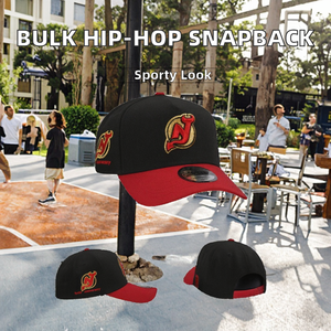 Casquette Snapback Unisexe de Sport et Hip-Hop en Tissu Oxford 6 Panneaux avec Broderie 3D, Qualité Supérieure, Vente en Gros pour Équipes Adultes - Product Image 2