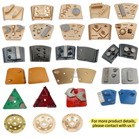 Disque à lame PCD de qualité supérieure, forme trapézoïdale, grain 120, pour outils de revêtement de sol, nivellement, ponçage, racloir à époxy, peinture à base de colle pour béton - OEM