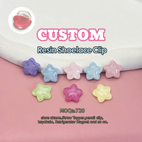 Poudre de résine transparente personnalisée Pentagramme Matériel DIY pour coques de téléphone, accessoires de bijoux en résine, pinces pour bandeaux et clips pour lacets en résine