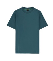 Camiseta Casual para Hombre 2026 con Pedrería, Ventilada, de Algodón Puro, Talla Grande, Estilo Retro, Exquisita y Transpirable