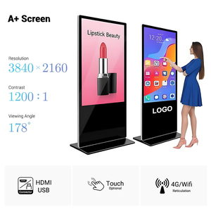 <span class=keywords><strong>หน้า</strong></span><span class=keywords><strong>จอ</strong></span>สัมผัส LCD 2K/4K <span class=keywords><strong>ขนาด</strong></span> 43 49 50 55 65 นิ้ว แบบตั้งพื้น เครื่องเล่นมีเดีย ป้ายดิจิทัลแบบกำหนดเอง เครื่องเล่นโฆษณา - Product Image 3