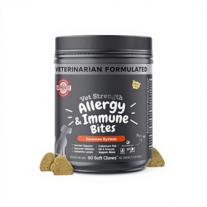 OEM/ODM Hunde-Allergie-Linderung Weiche Kausnacks mit Omega-3 Lachsöl & Immun-Mischung Tierärztlich Formuliert - Product Image 1