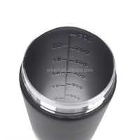 Shakers de sport pour salle de sport, en acier inoxydable 18/8 à double paroi, 750 ml (25 oz), avec logo personnalisé, vente en gros, Emerit 2026