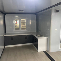Villa préfabriquée moderne extensible en conteneur, maison mobile en acier galvanisé, entièrement finie, maison modulaire extensible
