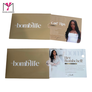 Tarjetas de Agradecimiento con Logotipo Personalizado MUYANG, Juego de Tarjetas con Consejos para el Cuidado del Cabello para Etiquetas de Ropa - Product Image 2