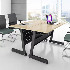 Chất Lượng Cao Đào Tạo Bảng Bằng Gỗ Có Thể Gập Lại Nghiên Cứu Bảng Cuộc Họp Sử Dụng Có Thể Gập Lại Bàn Bàn - Product Image 2