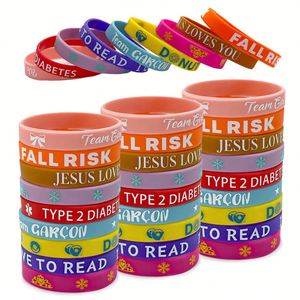 Pulseras de Goma con Logotipo Personalizado, Compre Pulseras de Silicona, Pulsera de Silicona Económica para Regalo Promocional - Product Image 2