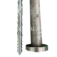 Barril bimetálico de un solo tornillo de extrusión de PE 50-28 para máquina de plástico de soplado de película personalizada
