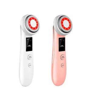 New Trending Home Use LED Red Light Facial Lifting Beauty EMS RF Mesotherapy Face Skin Care Device