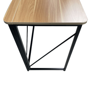 Bilgisayar masası ofis masaları oyun dizüstü çalışma Metal ahşap katlanır masa - Product Image 3