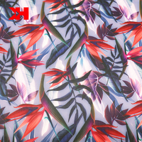 Populaire conception polyester tissu 100% polyester personnalisé de bain stretch tissu