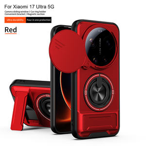 Funda Protectora para Teléfono con Anillo de Armadura de PC+TPU, Ventana Deslizante para Proteger la Lente de la Cámara, para Camon 50 <span class=keywords><strong>PRO</strong></span> Smart 20 <span class=keywords><strong>4G</strong></span> Hot 70 Note 60 <span class=keywords><strong>Pro</strong></span>, Soporte Magnético - Product Image 2