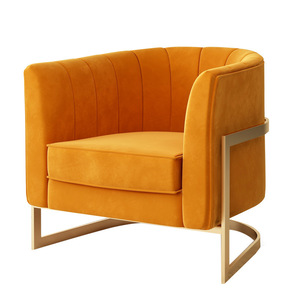 Vendite calde di lusso in metallo <span class=keywords><strong>divano</strong></span> in velluto moderno per il tempo libero singolo <span class=keywords><strong>divano</strong></span> sedia Design in tessuto <span class=keywords><strong>set</strong></span> di <span class=keywords><strong>poltrone</strong></span> per soggiorno mobili - Product Image 3
