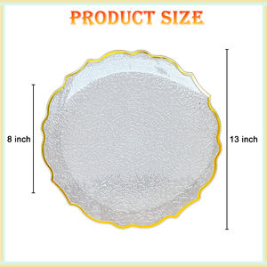 <span class=keywords><strong>Platos</strong></span> Base Decorativos para Boda, Color Lavanda, 13 Pulgadas, <span class=keywords><strong>Platos</strong></span> <span class=keywords><strong>de</strong></span> <span class=keywords><strong>Melamina</strong></span> Rojos Vintage para Decoración <span class=keywords><strong>de</strong></span> Bodas - Product Image 2