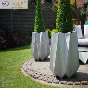 Nuevo Jardinero Exterior Magic Stone GRC, Tamaño Personalizado, Soporte de Suelo, Uso Municipal, Maceta, Caja de Plantación - Product Image 2