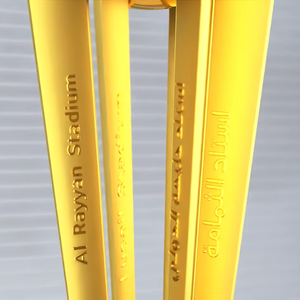 <span class=keywords><strong>Memento</strong></span> del vincitore del trofeo in metallo di eventi sportivi di premi di calcio incisi durevoli personalizzati - Product Image 5