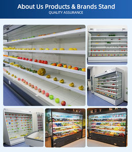 Refrigerador Abierto Multideck para Supermercado, Enfriamiento por Aire, Acero Inoxidable, Descongelación Automática, con Estantes Ajustables - Product Image 4