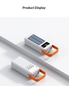 Banco <span class=keywords><strong>de</strong></span> Energía para Camping <span class=keywords><strong>de</strong></span> 50000 mAh con Carga Rápida, Banco <span class=keywords><strong>de</strong></span> Energía <span class=keywords><strong>de</strong></span> 120000 mAh con Lámpara y Cuatro Cables con Pantalla LCD - Product Image 5