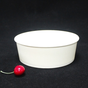 Contenedores Desechables de Papel Revestido de Grado Alimenticio, Resistentes al Agua, de Pared Simple, para Ensaladas, Snacks y Bebidas Frías, de 1500 ml, Personalizados <span class=keywords><strong>VIC</strong></span>, Producción de Fábrica - Product Image 2