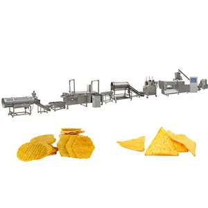 Corn Tortilla Machine Doritos Chips Machine / Corn Chips Production Line / Tortilla Chips Process Plant