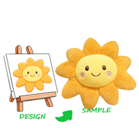 Peluche personnalisable avec un design brodé en peluche longue super douce et une doublure en maille