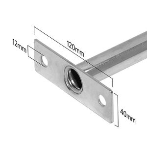 Soporte de metal de 300mm de color primario, conexión unilateral, soporte de acero inoxidable, material de caja de luz, personalizable - Product Image 5
