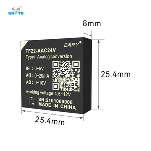 Module de conversion PWM vers tension Ebyte ODM TF22-AAC24V, nouveau, petit format, stable, une sortie 24Vdc/50mA, module de conversion de signal - Product Image 2