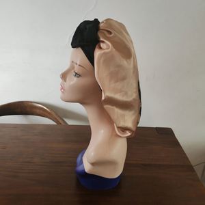 Casquette publicitaire ajustable à double bonnet, vente en gros, chapeau de protection personnalisé avec logo, couleur unie, pour la beauté des cheveux - Product Image 2