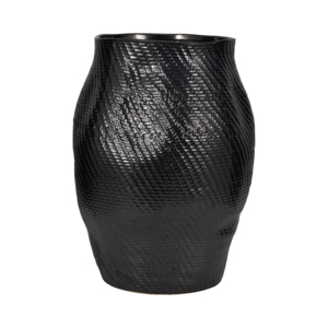 Vaso in ceramica con design testurizzato per soggiorno, decorazione per la casa, vaso per fiori, camera da letto, interni di casa - Product Image 1