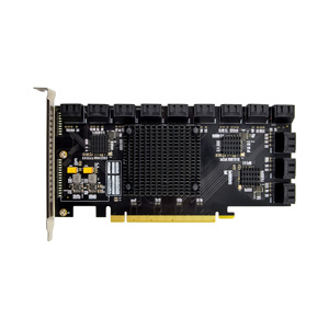 Sunweit st585 asm1166 24 cổng PCIe <span class=keywords><strong>sata</strong></span> Riser Adapter <span class=keywords><strong>SATA</strong></span> điều khiển <span class=keywords><strong>PCI</strong></span> <span class=keywords><strong>Express</strong></span> <span class=keywords><strong>X16</strong></span> để <span class=keywords><strong>SATA</strong></span> 3.0 giao diện Riser Thẻ mở rộng - Product Image 5