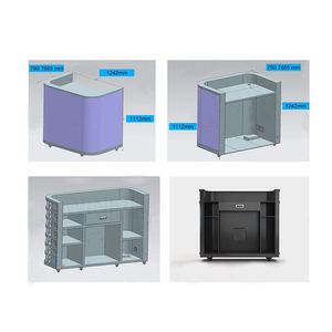 Mobile Club Digital Video Wall <span class=keywords><strong>TV</strong></span> curvo facciata Top Dance Stand tavolo portatile da esposizione LED <span class=keywords><strong>DJ</strong></span> Booth schermo - Product Image 4