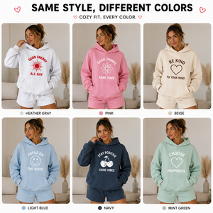Ensemble sweat à capuche et short pour femme, coupe ample, mélange coton et polyester, vêtements de détente pour les voyages, certifié OEKO TEX - Product Image 3