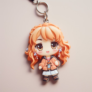 Llavero de Anime, Figura Chibi de Resina ABS, para Fans, Regalo Coleccionable - Product Image 1